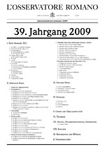 Jahresregister 2009