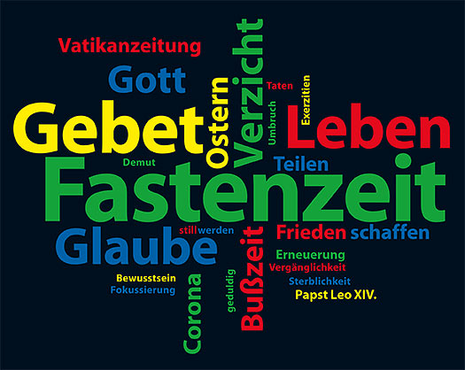 Fastenabo 2026 - Wortwolke