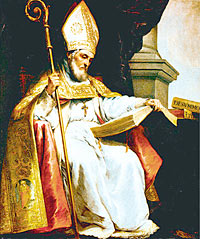 Der heilige Isidor von Sevilla Der heilige Isidor von Sevilla