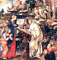 Der heilige Bernhard von Clairvaux Der heilige Bernhard von Clairvaux