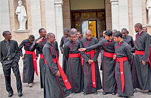 Seminaristen in Rom … Seminaristen in Rom …