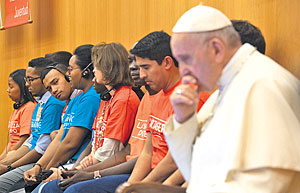 Die jungen Menschen sind das Heute der Kirche und der Welt