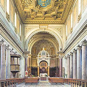 Barocke Basilika auf antiker Basis