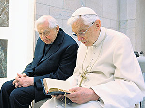 Der letzte Gru Benedikts XVI. an seinen Bruder