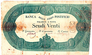 Die Banknoten des Papstes