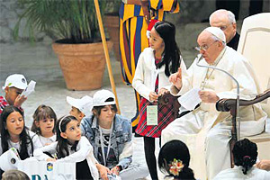 Kinder sind die Freude der Menschheit und der Kirche