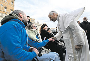 Pilgergruppen am 31. Dezember