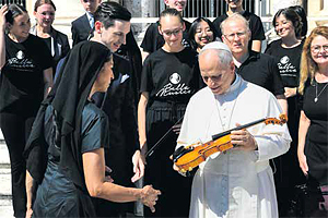 Mozart zur�ck beim Papst