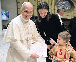 Gemeldete Pilgergruppen bei der Generalaudienz am 14. Januar