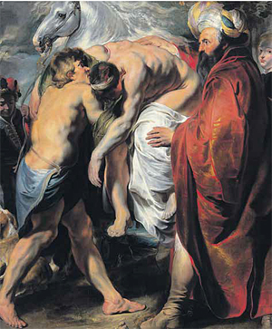 Das Mitgef�hl des Samariters: Lieben, indem man das Leid des anderen mittr�gt