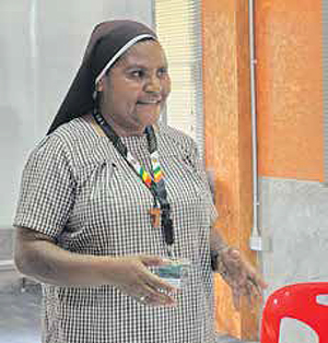 Hier ist die Kirche bei den Menschen