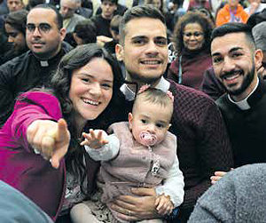 Gemeldete Pilgergruppen bei der Generalaudienz am 21. Januar