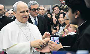 Gemeldete Pilgergruppen bei der Generalaudienz am 11. Februar