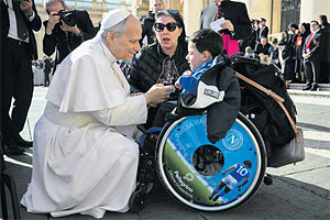 Gemeldete Pilgergruppen bei der Generalaudienz am 18. Februar